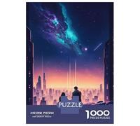 Puzzle Da 1000 Pezzi Per Adolescenti Anime City Sunset Puzzle Per Adulti Gioco Per Famiglie Assemblaggio Di Modelli Regali Unici Per Compleanni E Occasioni Speciali 52x38cm/1000pcs