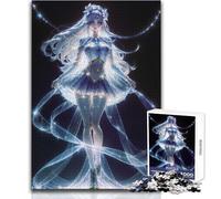 Puzzle da 1000 pezzi per adolescenti Anime Crystal Girl Rompicapo Giochi per famiglie Gara di velocità manuale Giocattolo educativo Dimensioni 38x52cm