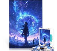 Puzzle da 1000 pezzi per adolescenti Anime del cielo notturno Vacanza a casa: uccidere il tempo Gioco educativo per compleanno e Natale 52x38cm