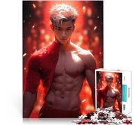 Puzzle da 1000 pezzi per adolescenti Anime del ragazzo figo Riduzione dello stress interessante Migliorare l'amore tra le coppie 75x50cm