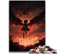 Puzzle da 1000 pezzi per adolescenti, anime, demoni, angeli, giocattoli da gioco stimolanti, ideale come regalo per tutta la famiglia, 50x75cm