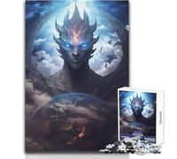 Puzzle da 1000 pezzi per adolescenti Anime Dio della Terra Bellissimo design Gioco per migliorare la memoria Regalo di compleanno Dimensioni 50x75cm