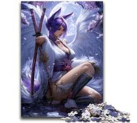 Puzzle da 1000 pezzi per adolescenti Anime Fox Girl per gioco educativo sfida giocattolo offerta come regalo per tutta la famiglia 38x26cm