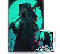 Puzzle da 1000 pezzi per adolescenti, anime girl, rompicapo giapponese, giochi per famiglie, analisi e logica, giocattolo da parete, dimensioni 38x26cm