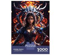 Puzzle Da 1000 Pezzi Per Adolescenti Anime Girl with Dragon Puzzle Gioco Pratico Difficile Regali Per Amici E Familiari 52x38cm/1000pcs