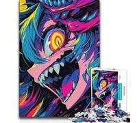 Puzzle da 1000 pezzi per adolescenti Anime Monster Girl Family Fun & Game Night Modello da assemblare Regalo divertente 38x52cm (1000 pezzi)