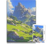 Puzzle da 1000 pezzi per adolescenti Anime Natura meravigliosa Perfetto per serate rilassanti Taglio di precisione aderente Dimensioni giocattolo 38x52cm