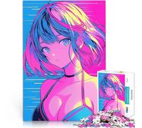 Puzzle da 1000 pezzi per adolescenti Anime Ragazza Carina Estate Vacanza a casa: uccidere il tempo Giocattoli per la decorazione della casa 52x38cm