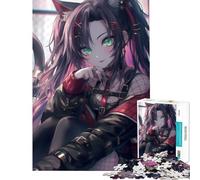 Puzzle da 1000 pezzi per adolescenti anime ragazza gatto ribelle puzzle antistress da 1000 pezzi ideale per le vacanze a casa per passare il tempo regali di Natale e compleanno (38x52cm)