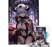 Puzzle da 1000 pezzi per adolescenti anime regina dei demoni puzzle per adulti gioco pratico che migliora la memoria compleanno e Natale (dimensioni 38x26cm)