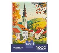 Puzzle Da 1000 Pezzi Per Adolescenti Ansfelden Austria Vintage Travel Puzzle Per Adulti Gioco Per Famiglie Un'opera D'arte Regali Unici Per Compleanni E Occasioni Speciali 70x50cm/1000pcs