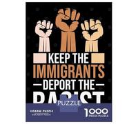 Puzzle Da 1000 Pezzi Per Adolescenti Anti Racism Social Justice Puzzle Per Adolescenti Gioco Pratico Decorazione Perfetta Per È Ideale Come Regalo 70x50cm/1000pcs