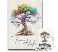 Puzzle da 1000 pezzi per adolescenti, antico albero della vita, rompicapo, giochi per famiglie, analisi e logica, giocattolo da parete, dimensioni 38x26cm