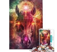 Puzzle da 1000 pezzi per adolescenti antico puzzle rituale del cavallo per adulti gioco pratico difficile regalo antistress (dimensioni 38x52cm)