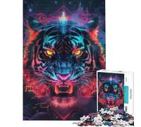 Puzzle da 1000 pezzi per adolescenti antico rituale della tigre puzzle per adulti gioco per famiglie decorazione per la casa compleanno (dimensioni 38x26cm)