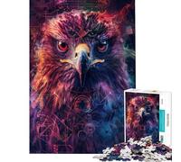 Puzzle da 1000 pezzi per adolescenti antico rituale dell'aquila puzzle per adulti giochi per famiglie decorazione per la casa compleanno e regali unici (dimensioni 50x75cm)