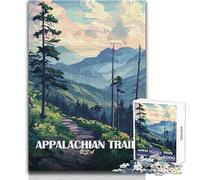 Puzzle da 1000 pezzi per adolescenti Appalachian Trail USA Paesaggio Arte Gioco educativo per famiglie Analisi e logica Giocattolo educativo Dimensioni 38x52cm