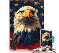 Puzzle da 1000 pezzi per adolescenti Aquila calva americana Giochi educativi Decorazione della casa perché è ideale come regalo per tutta la famiglia 50x70cm
