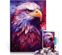 Puzzle da 1000 pezzi per adolescenti Aquila calva americana Gioco di famiglia antistress sfida difficile perché è ideale come regalo per tutta la famiglia 38x26cm