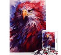 Puzzle da 1000 pezzi per adolescenti Aquila calva USA Colori Giocattolo educativo Regali di compleanno Giochi educativi Aiuta il cervello Esercizio dimensioni 50x75cm