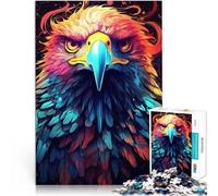Puzzle da 1000 pezzi per adolescenti Aquila colorata per il giocattolo di sfida del gioco educativo Decorazioni e regali unici per la casa 75x50cm