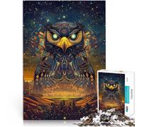 Puzzle da 1000 pezzi per adolescenti Aquila di colore fantasy giocattoli educativi per l'apprendimento è ideale come regalo per tutta la famiglia 52x38cm