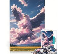 Puzzle da 1000 pezzi per adolescenti, Aquila e Nuvole Epica, Gioco Rilassante, Stimolante da Completare, Migliora l'Amore tra le Coppie 50x75cm