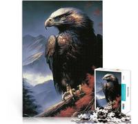 Puzzle da 1000 pezzi per adolescenti Aquila innaturale Giocattoli educativi per l'apprendimento Giochi per famiglie decorazione murale 52x38cm