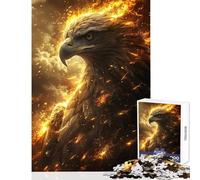 Puzzle da 1000 pezzi per adolescenti,aquila reale,decorazione per la casa,giocattoli,idee regalo,gioco educativo per compleanno,Natale,dimensioni 50x75cm