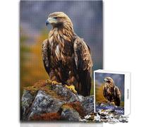 Puzzle da 1000 pezzi per adolescenti Aquila reale Ideale passatempo tranquillo al chiuso Giocattolo di precisione superiore Dimensioni 50x75cm