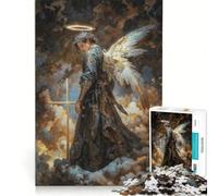 Puzzle da 1000 pezzi per adolescenti: Arcangelo Azrael, Guida Celeste delle Transizioni, Elaborazione del Lutto, Liberazione dell'Anima, Giochi Educativi, Analisi e Logica, Regalo, Regali