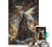 Puzzle da 1000 pezzi per adolescenti: Arcangelo Azrael, Guida Celeste delle Transizioni, Elaborazione del Lutto, Liberazione dell'Anima, Gioco Pratico, Divertimento per la Famiglia, Adatto come
