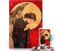 Puzzle da 1000 pezzi per adolescenti Arcangelo in preghiera Giocattolo educativo intellettuale decomprimente gioco di sfida unico 50x70cm