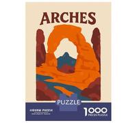 Puzzle Da 1000 Pezzi Per Adolescenti Arches National Park Travel Poster Puzzle Per Adulti Gioco Pratico Assemblaggio Di Modelli Regali Unici Per Compleanni E Occasioni Speciali 70x50cm/1000pcs