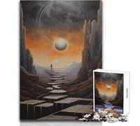 Puzzle da 1000 pezzi per adolescenti Architettura aliena Nessun bel design Gioco Migliora la memoria Regalo per compleanni Dimensioni 50x75cm