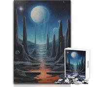 Puzzle da 1000 pezzi per adolescenti Architettura aliena Nessun bel design Gioco per migliorare la memoria Regalo per compleanni Dimensioni 38x26cm