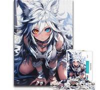 Puzzle da 1000 pezzi per adolescenti Arctic Foxgirl Family Fun & Game Night Decorazione per la casa Regalo di compleanno 50x75cm (1000 pezzi)