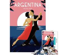 Puzzle da 1000 pezzi per adolescenti Argentina Tango giocattolo educativo rilassante attività per famiglie regalo per donne e uomini (dimensioni 50x75cm)
