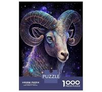 Puzzle Da 1000 Pezzi Per Adolescenti Aries The Ram Puzzle Giocattolo Decorazione Da Parete Sfida Difficile Regalo Di Compleanno, Regali, 52x38cm/1000pcs
