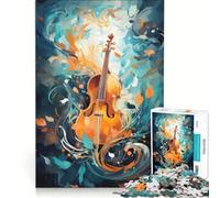 Puzzle da 1000 pezzi per adolescenti armonici di violino inni angelici giochi divertenti e stimolanti ideale come regalo per tutta la famiglia 38x26cm