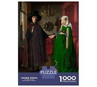 Puzzle Da 1000 Pezzi Per Adolescenti Arnolfini Portrait Puzzle Per Adulti Gioco Per Famiglie Assemblaggio Di Modelli Regali Unici Per Compleanni E Occasioni Speciali 38x26cm/1000pcs