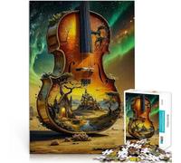 Puzzle da 1000 pezzi per adolescenti Arpeggi sulla contemplazione Divertimento in famiglia con poster abbinato e foglio di quiz 52x38cm