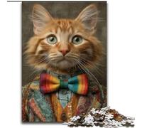 Puzzle da 1000 pezzi per adolescenti Art Cat, gioco di giocattoli, ogni pezzo è unico - gioco divertente e stimolante per tutta la famiglia dai 14 anni dimensioni 26x38cm