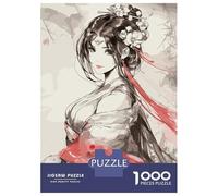 Puzzle Da 1000 Pezzi Per Adolescenti Art Geisha Puzzle Per Adolescenti Giocattoli Fai Da Te Analisi E Logica Per Compleanno, Natale 52x38cm/1000pcs