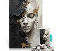 Puzzle da 1000 pezzi per adolescenti Arte astratta della donna Giocattoli Giochi Educativi Antistress Migliorare l'amore tra le coppie 70x100cm