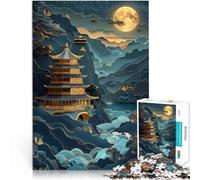 Puzzle da 1000 pezzi per adolescenti Arte astratta dell'albero bonsai Giochi educativi Ogni pezzo è unico - Gioco divertente e stimolante per tutta la famiglia 75x50cm