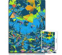 Puzzle da 1000 pezzi per adolescenti Arte astratta Mondo spezzato Gioco stimolante Giocattoli Decorazione da parete Regalo per compleanni Dimensioni 38x52cm