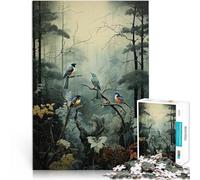 Puzzle da 1000 pezzi per adolescenti Arte degli uccelli - Sinfonia di canti di uccelli Gioco rompicapo Giocattoli per la decorazione della casa 75x50cm