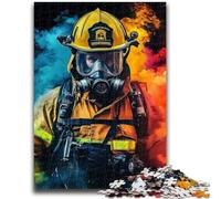 Puzzle da 1000 pezzi per adolescenti, arte dei vigili del fuoco, per età pari o superiore a 14 anni, giocattolo educativo intellettuale decomprimente, ottimo regalo, 50x75cm