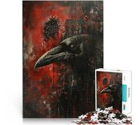 Puzzle da 1000 pezzi per adolescenti Arte del corvo per il giocattolo di sfida del gioco educativo è ideale come regalo per tutta la famiglia 52x38cm